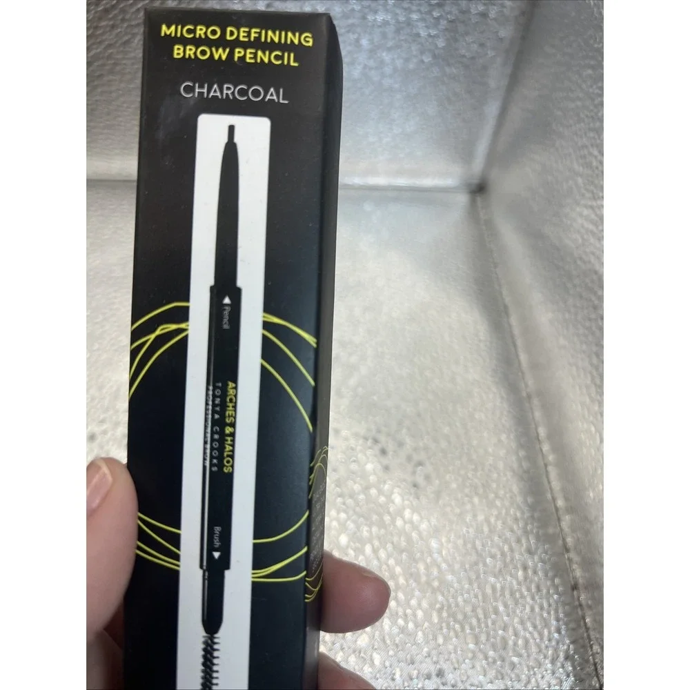 Micro Defining Brow Pencil by Arches & Halos .003oz Eyebrow Pencil, Charcoal